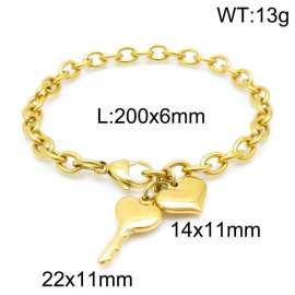 Stainless Steel Gold-plating Bracelet