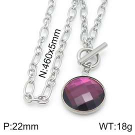 Stainless Steel Stone Necklace