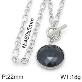 Stainless Steel Stone Necklace