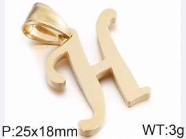 Stainless Steel Gold-plating Pendant
