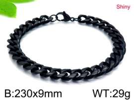 Stainless Steel Black-plating Bracelet