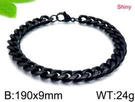 Stainless Steel Black-plating Bracelet