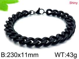 Stainless Steel Black-plating Bracelet