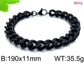 Stainless Steel Black-plating Bracelet