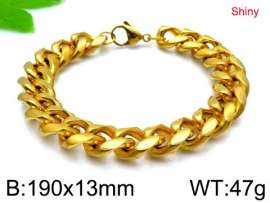 Stainless Steel Gold-plating Bracelet