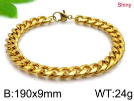 Stainless Steel Gold-plating Bracelet