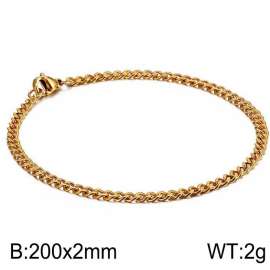 Stainless Steel Gold-plating Bracelet