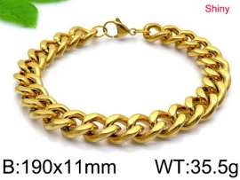 Stainless Steel Gold-plating Bracelet