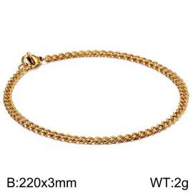 Stainless Steel Gold-plating Bracelet