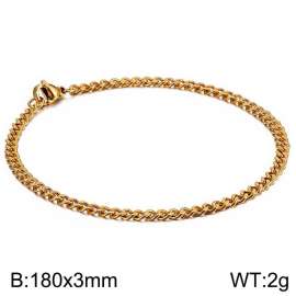 Stainless Steel Gold-plating Bracelet