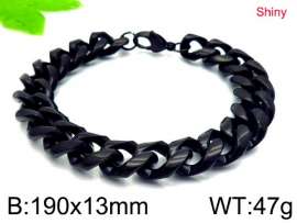 Stainless Steel Black-plating Bracelet