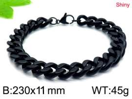 Stainless Steel Black-plating Bracelet