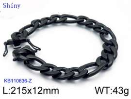 Stainless Steel Black-plating Bracelet