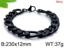 Stainless Steel Black-plating Bracelet