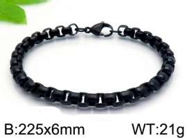 Stainless Steel Black-plating Bracelet