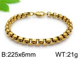 Stainless Steel Gold-plating Bracelet