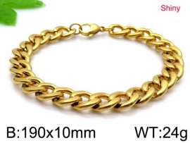 Stainless Steel Gold-plating Bracelet