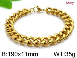 Stainless Steel Gold-plating Bracelet