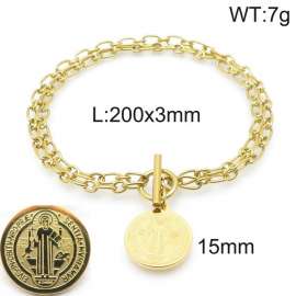 Stainless Steel Gold-plating Bracelet