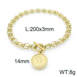 Stainless Steel Gold-plating Bracelet