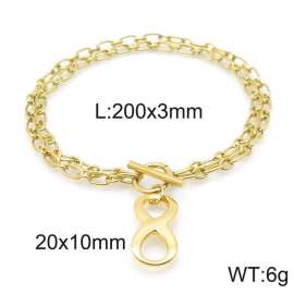 Stainless Steel Gold-plating Bracelet