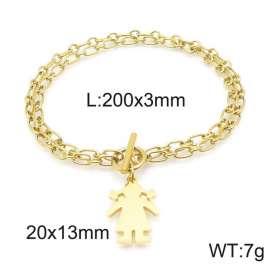 Stainless Steel Gold-plating Bracelet