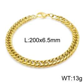 Stainless Steel Gold-plating Bracelet