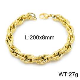 Stainless Steel Gold-plating Bracelet