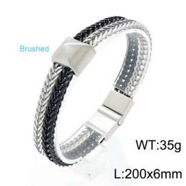 Stainless Steel Black-plating Bracelet