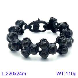 Stainless Skull Bracelet