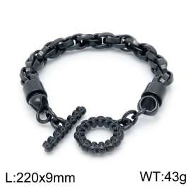 Stainless Steel Black-plating Bracelet