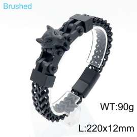 Stainless Steel Black-plating Bracelet