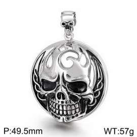 Stainless Skull Pendant