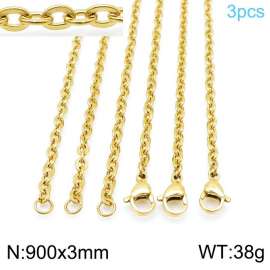 Staineless Steel Small Gold-plating Chain