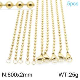 Staineless Steel Small Gold-plating Chain