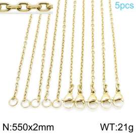 Staineless Steel Small Gold-plating Chain