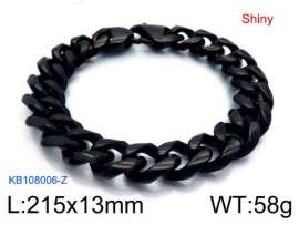 Stainless Steel Black-plating Bracelet