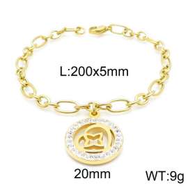 Stainless Steel Gold-plating Bracelet