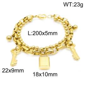 Stainless Steel Gold-plating Bracelet