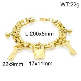 Stainless Steel Gold-plating Bracelet