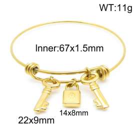 Stainless Steel Gold-plating Bangle