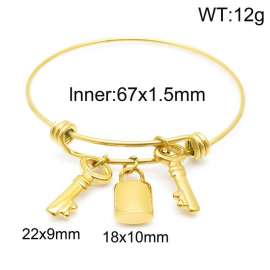 Stainless Steel Gold-plating Bangle