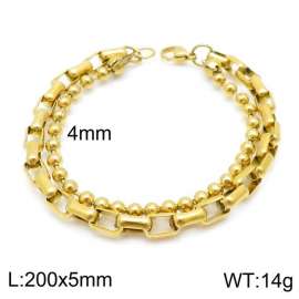 Stainless Steel Gold-plating Bracelet