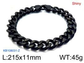 Stainless Steel Black-plating Bracelet