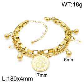 Stainless Steel Gold-plating Bracelet