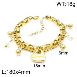 Stainless Steel Gold-plating Bracelet