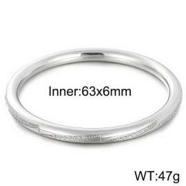 Stainless Steel Stone Bangle