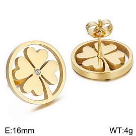 SS Gold-Plating Earring