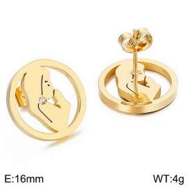 SS Gold-Plating Earring