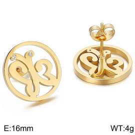 SS Gold-Plating Earring